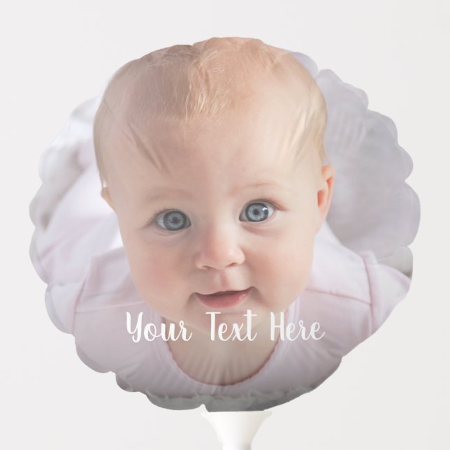 Custom Photo and Text Balloon (Front)