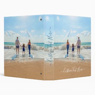 Custom Photo and Text Binder with Your Own Design
