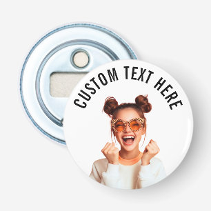 Custom Photo and Text  Bottle Opener