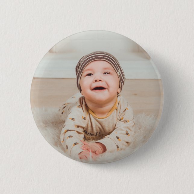 Custom photo and text button (Front)
