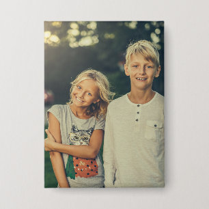 Custom photo and text button