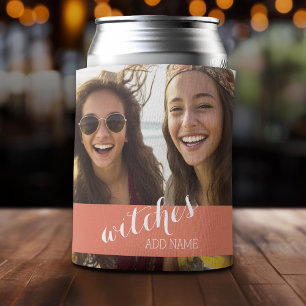 Custom Photo and text Can Cooler