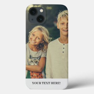 Custom Photo And Text iPhone 13 Case