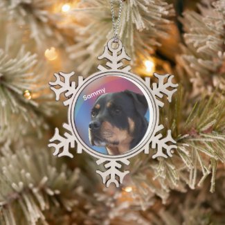 Custom Photo and Text Christmas Tree