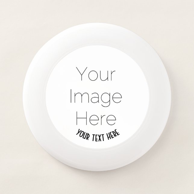 custom photo and text create your own  Wham-O frisbee (Front)