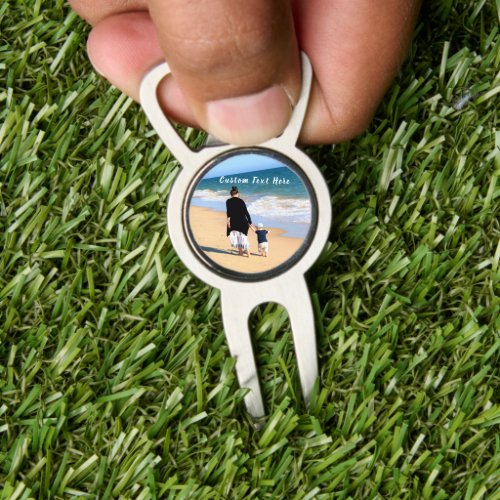 Custom Photo and Text Divot Tool with Your Photos