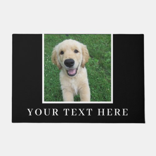 Custom Photo and Text Doormat