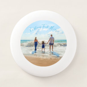 Custom Photo and Text Frisbee with Your Photos