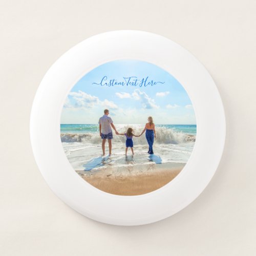 Custom Photo and Text Frisbee _ Your Own Design