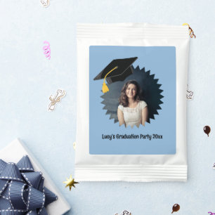 Custom Photo and Text Graduation Cap Lemonade Drink Mix