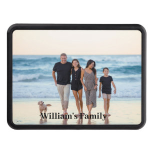 Custom Photo and Text Hitch Cover