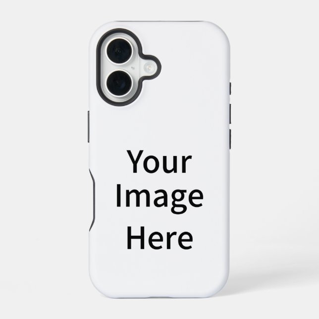 Custom photo and text iPhone case (Back)