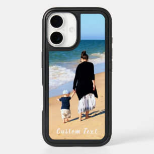 Custom Photo and Text iPhone Case Your Own Design