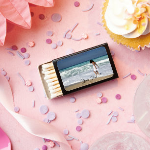 Custom Photo and Text. Matchboxes