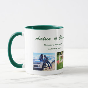 Custom photo and text mug, Personalized photo mug