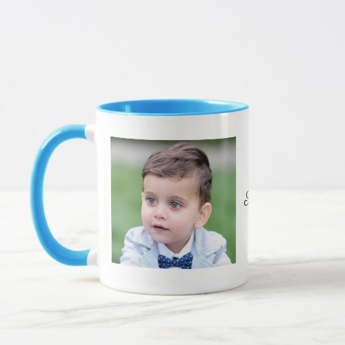Custom photo and text mug Personalized photo mug Mug