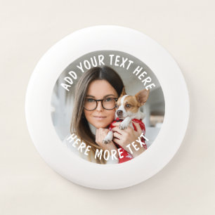 Custom Photo and Text Or Name Wham-O Frisbee