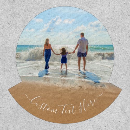 Custom Photo and Text Patch Your Summer Design