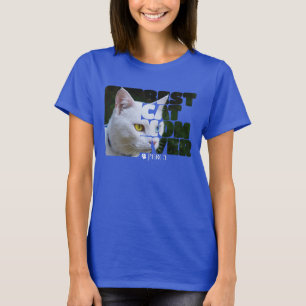 Custom Photo And Text Personalized Best Cat Mom T-Shirt