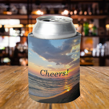 Custom Photo and Text Personalized Can Cooler