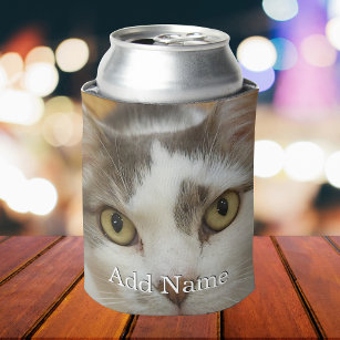 Custom Photo and Text Personalized Can Cooler