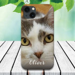 Custom Photo And Text Personalized iPhone 13 Case<br><div class="desc">Upload a photo, add text, and easily create your personalized phone case. Click CUSTOMIZE FURTHER to change the text color. You can TRANSFER this DESIGN on other Zazzle products and adjust it to fit most of the Zazzle items. Standard Studio designs are made in high-resolution vector graphics for a professional...</div>