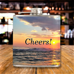 Custom Photo and Text Personalized Flask