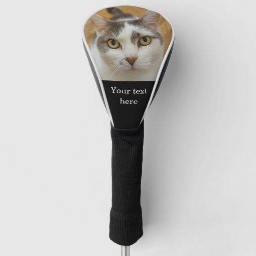 Custom Photo and Text Personalized Golf Head Cover Zazzle