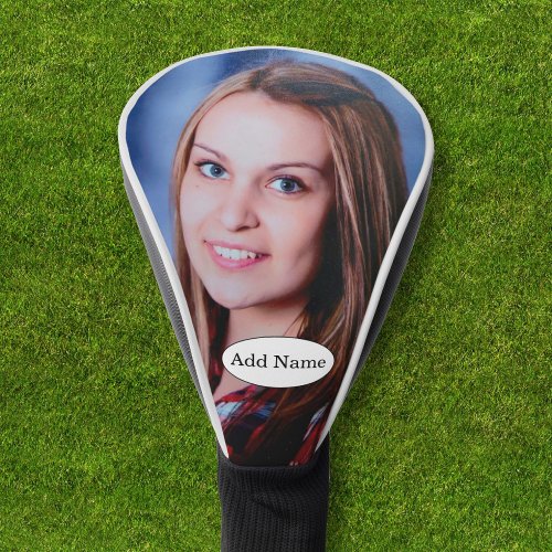 Custom Photo and Text Personalized Golf Head Cover
