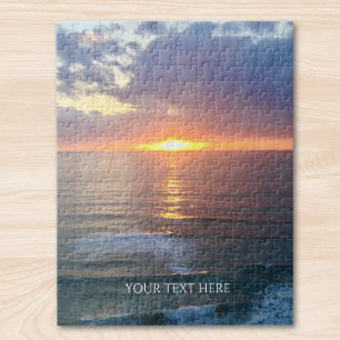 Custom Photo And Text Personalized Jigsaw Puzzle