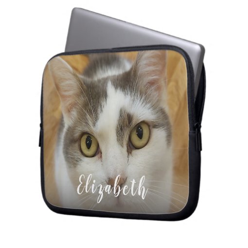 Custom Photo And Text Personalized Laptop Sleeve 