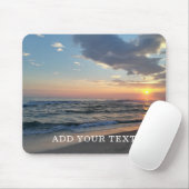 Custom Photo and Text Personalized Mousepad (With Mouse)