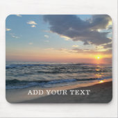 Custom Photo and Text Personalized Mousepad (Front)