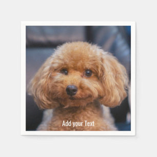 Custom Photo And Text Personalized Napkins