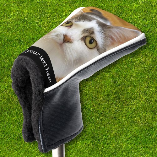 Custom Photo and Text Personalized Putter Golf Head Cover