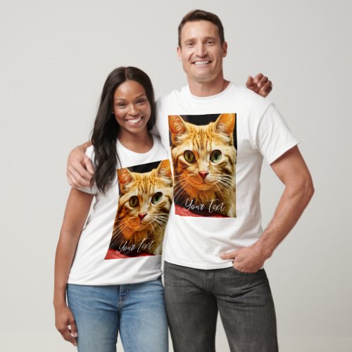 Custom Photo And Text Personalized T_shirt
