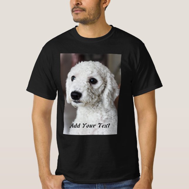 Custom Photo and Text Personalized T-Shirt (Front)