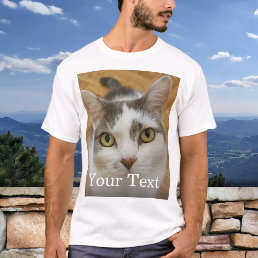 Custom Photo And Text Personalized T-Shirt