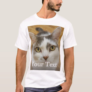 Multicolor Ironpower Cute Cats Black Pet Portrait Tee Shirt for Cat Mom Throw Pillow 18x18