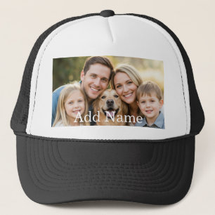 Custom Photo and Text Personalized Trucker Hat