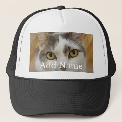 Custom Photo and Text Personalized Trucker Hat