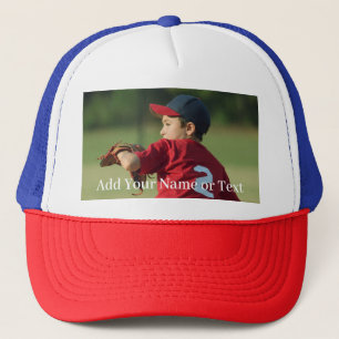 Custom Photo and Text Personalized Trucker Hat