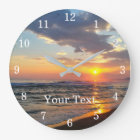 Custom Photo And Text Personalized Wall Clock