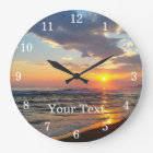 Custom Photo And Text Personalized Wall Clock