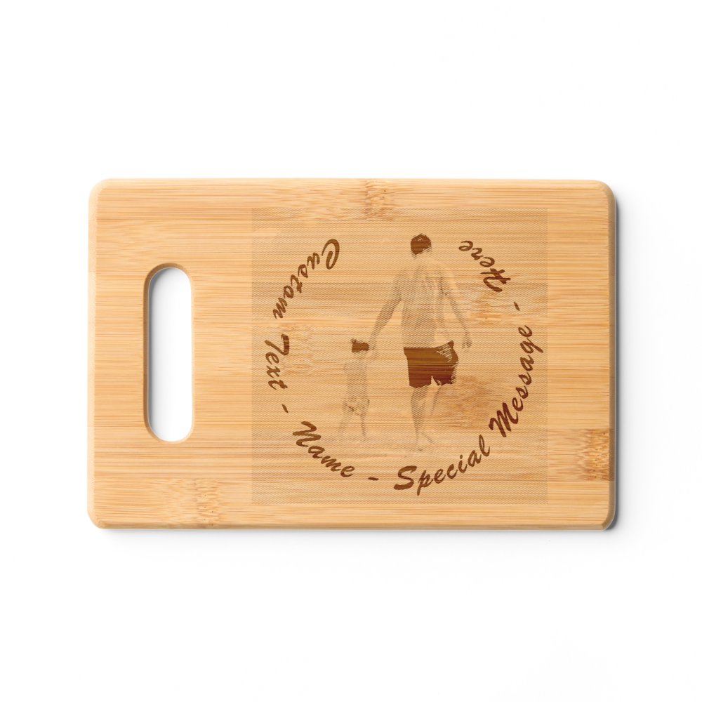 Custom Photo and Text Personalized Your Own Design Personalized Cutting Board