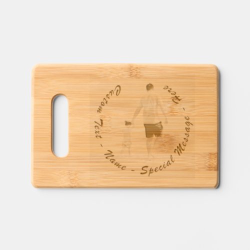 Custom Photo and Text Personalized Your Own Design Cutting Board