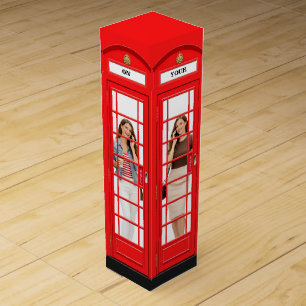 Custom Photo and Text Promotion Telephone Box