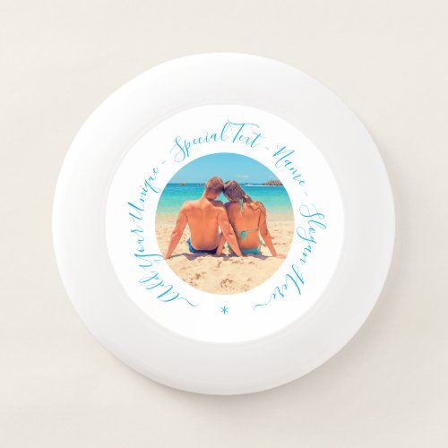 Custom Photo and Text _ Romantic _ Your Own Design Wham_O Frisbee