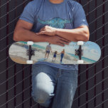 Custom Photo and Text Skateboard with Your Family<br><div class="desc">Custom Photo and Text - Unique Your Own Design -  Personalized Family / Friends or Personal Gift - Add Your Text and Photo - Resize and move elements with customization tool !</div>