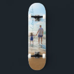 Custom Photo and Text Skateboard Your Own Design<br><div class="desc">Custom Photo and Text - Unique Your Own Design -  Personalized Family / Friends or Personal Gift - Add Your Text and Photo - Resize and move elements with customization tool !</div>